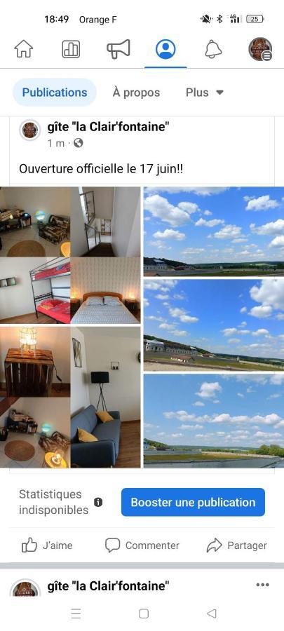 La Clair'Fontaine Apartment Clairvaux ภายนอก รูปภาพ
