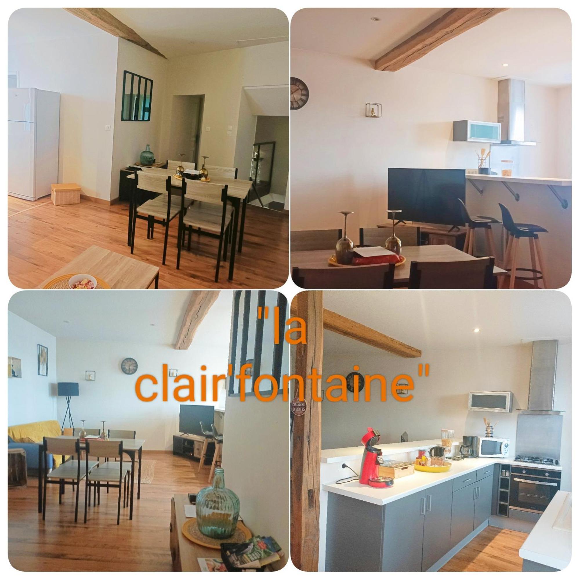 La Clair'Fontaine Apartment Clairvaux ภายนอก รูปภาพ